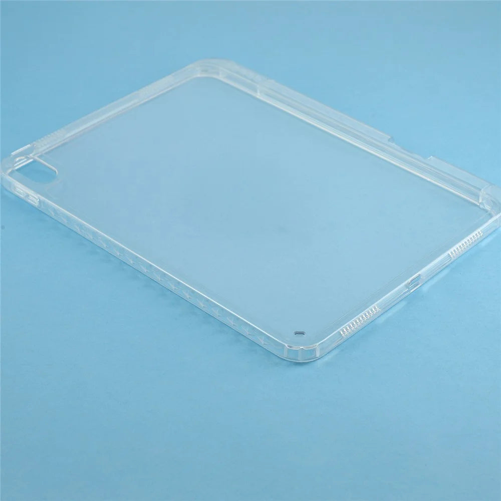 Tablet Case for iPad Air 11 (2026)  / (2025)  / (2024)  / Air (2022)  / (2020) Clear Crystal Cover with Pencil Slot Shockproof TPC + PC Shell - Transparent - 5