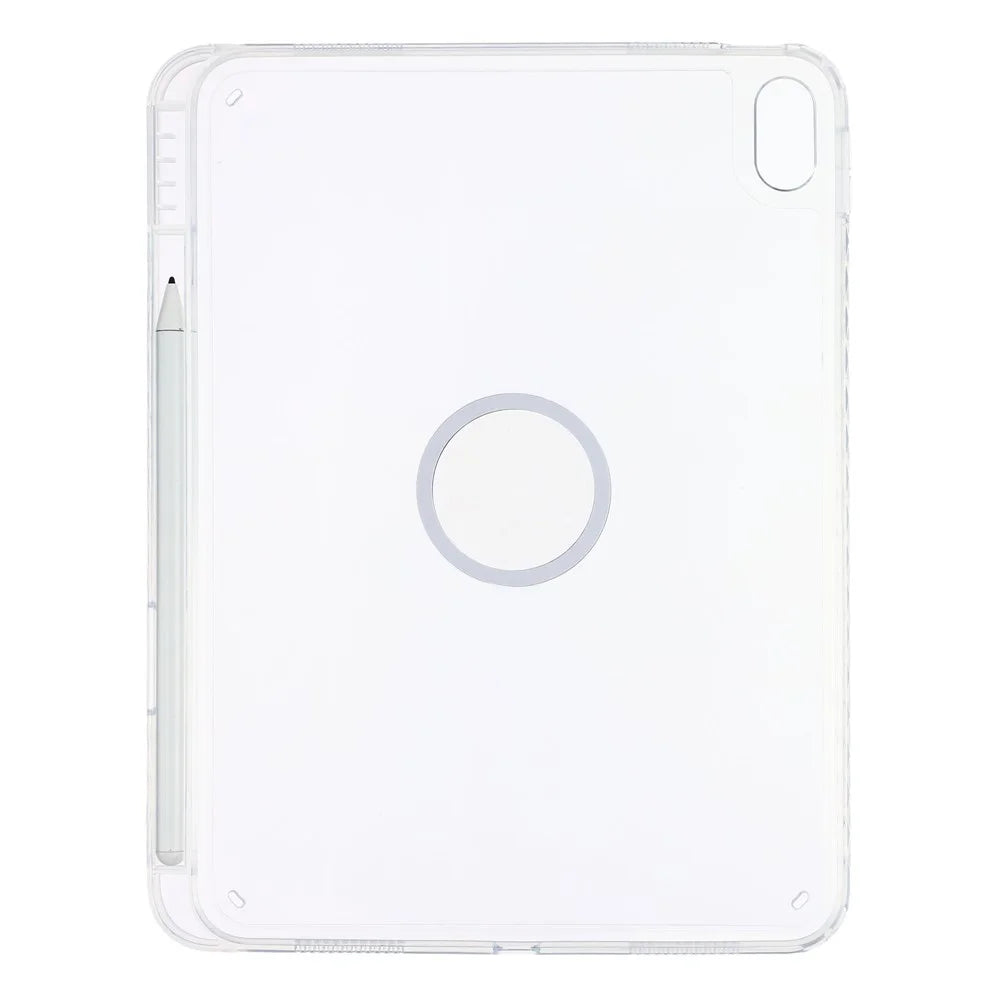 Tablet Case for iPad Air 11 (2026) / (2025) / (2024) / Air (2022) / (2020) Transparent Magnetic Cover with Pencil Slot Shockproof TPC + PC Shell - Transparent - 3