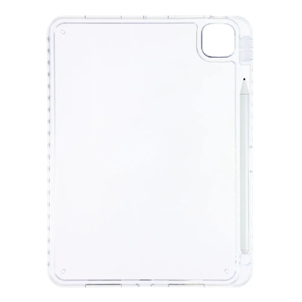 Tablet Case for iPad Pro 11 (2022)  /  (2021)  /  (2020)  /  Pro 11-inch (2018) Clear Crystal Cover with Pencil Slot Shockproof TPC + PC Shell - Transparent - 2