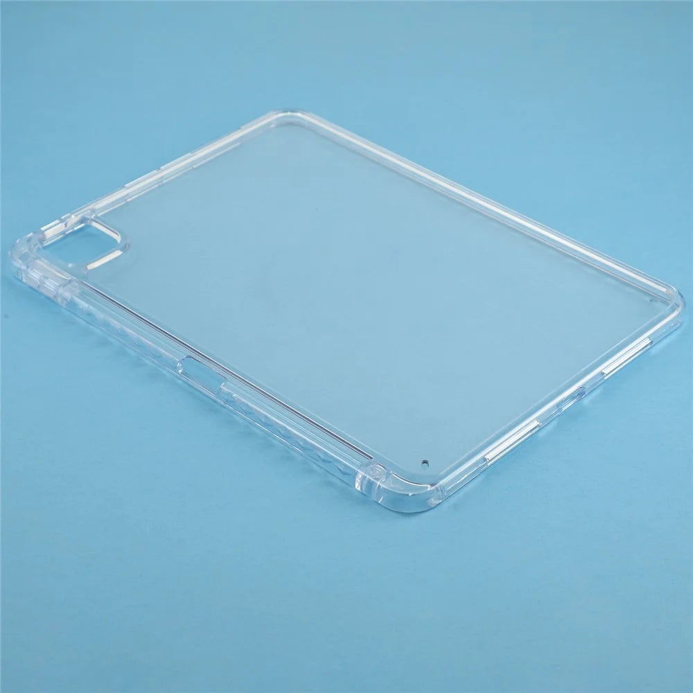 Tablet Case for iPad Pro 11 (2022)  /  (2021)  /  (2020)  /  Pro 11-inch (2018) Clear Crystal Cover with Pencil Slot Shockproof TPC + PC Shell - Transparent - 5