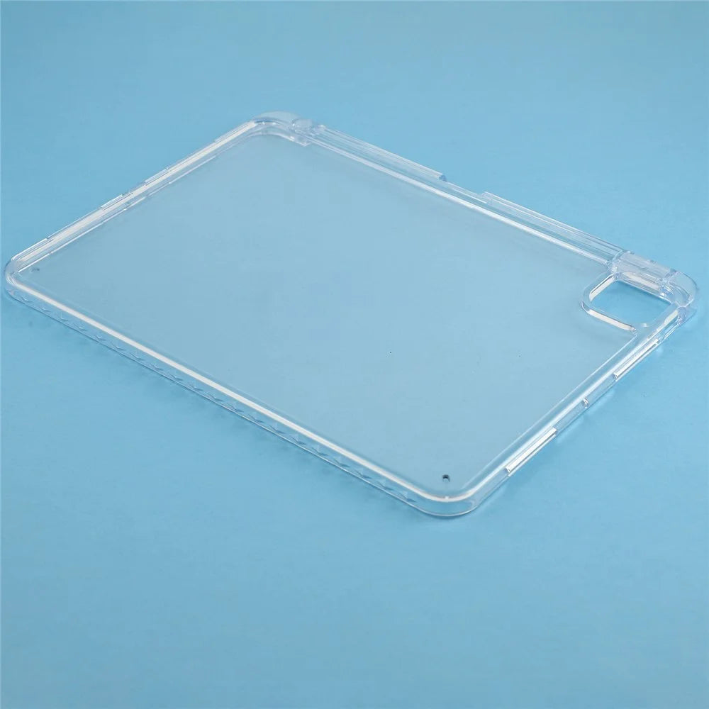 Tablet Case for iPad Pro 11 (2022)  /  (2021)  /  (2020)  /  Pro 11-inch (2018) Clear Crystal Cover with Pencil Slot Shockproof TPC + PC Shell - Transparent - 6