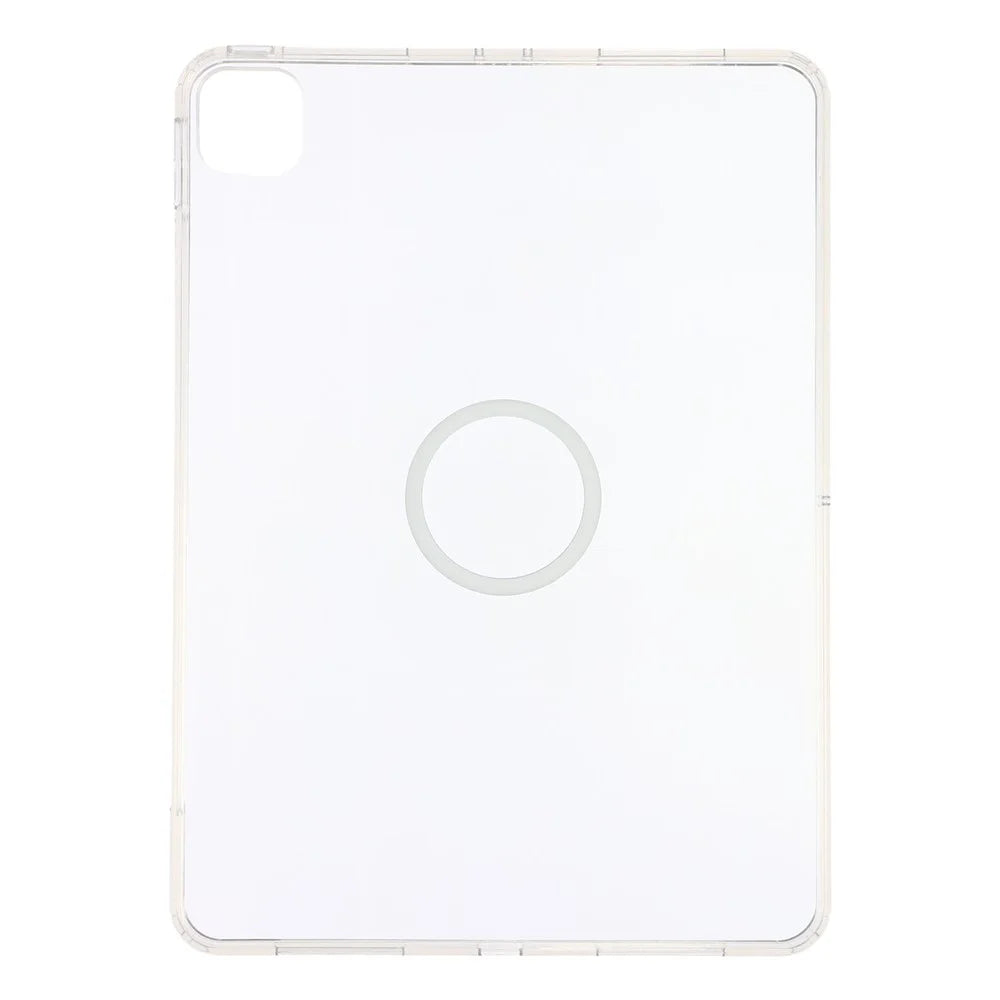 Tablet Case for iPad Pro 11 (2022)  /  (2021)  /  (2020)  /  Pro 11-inch (2018) Matte Transparent Magnetic Back Panel TPU + PC Cover - Transparent - 2