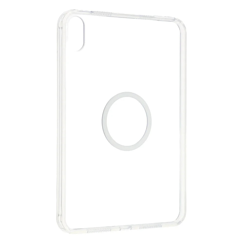 Tablet Case for iPad mini (2024)  /  (2021) Matte Transparent Magnetic Back Panel TPU + PC Cover - Transparent - 3