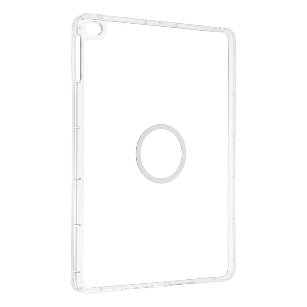 Tablet Case for iPad 10.2 (2021)  /  (2020)  /  (2019) Matte Transparent Magnetic Back Panel TPU + PC Cover - Transparent - 3
