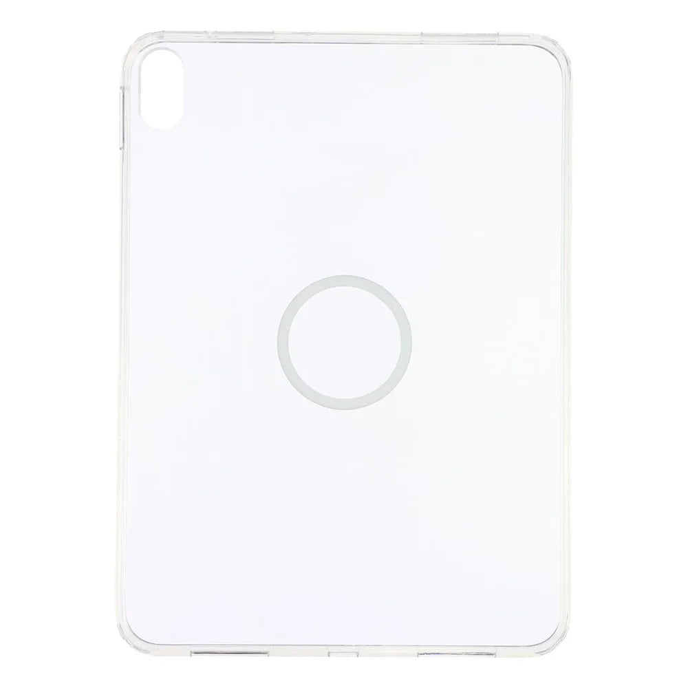 Tablet Case for iPad (2025)  /  10.9 (2022) Matte Transparent Magnetic Back Panel TPU + PC Cover - Transparent - 2
