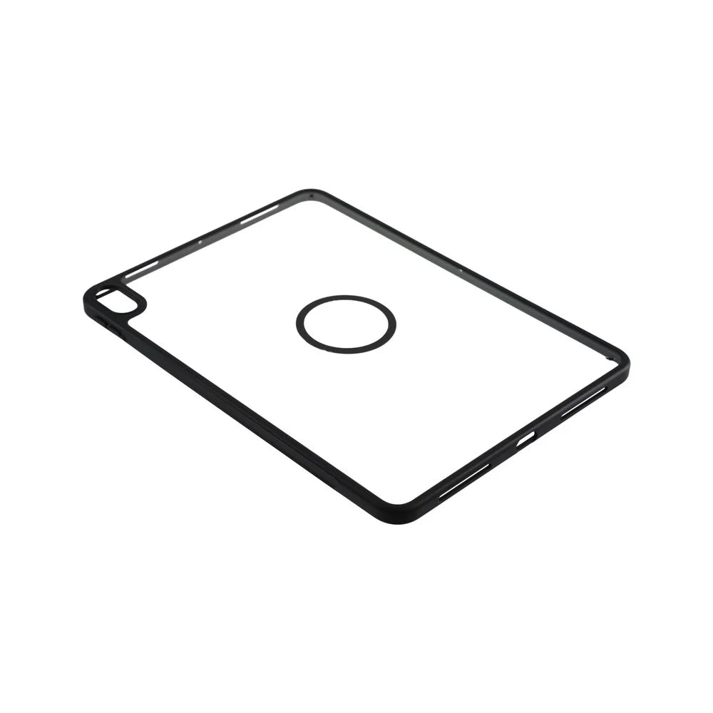 Magnetic Case for iPad Air 11 (2026)  /  (2025)  /  (2024)  /  Air (2022)  /  (2020) Solid Color Frame Matte Transparent Back Panel  TPU + PC Cover - Transparent - 4