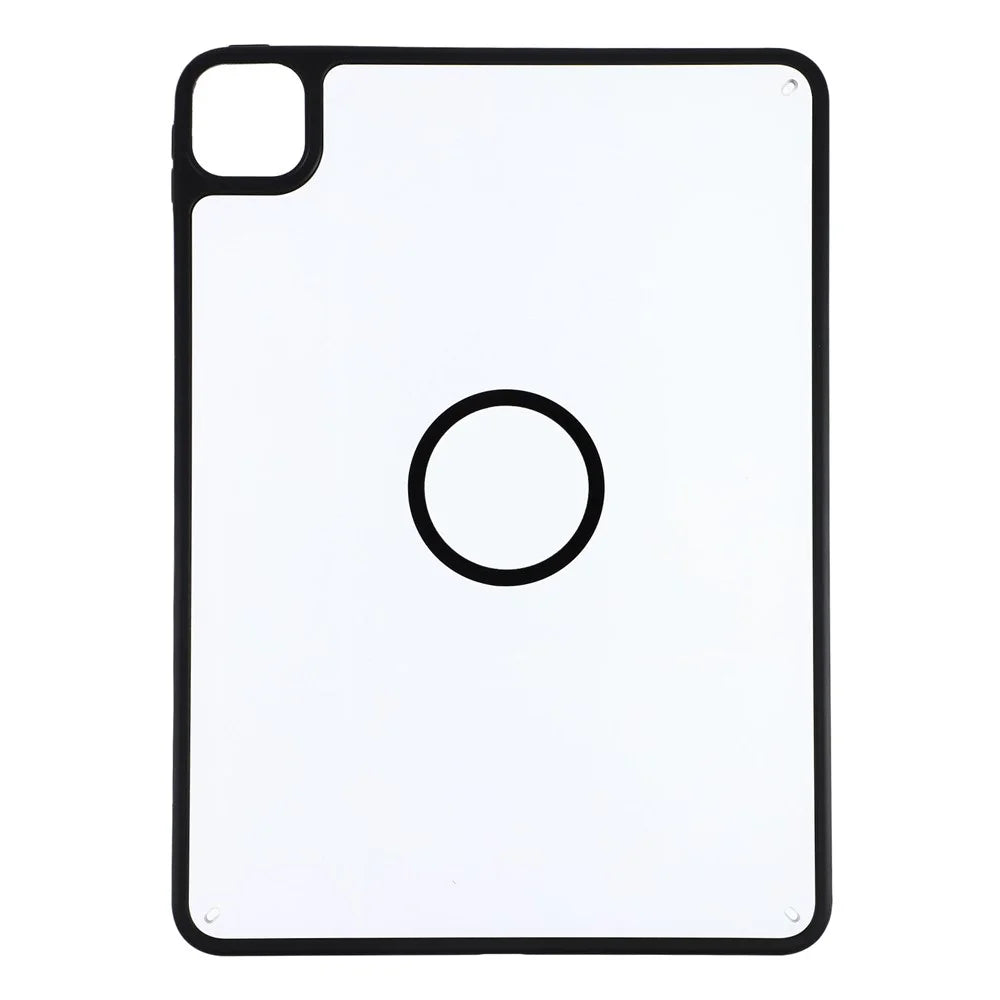 Magnetic Case for iPad Pro 11 (2025)  /  (2024) Solid Color Frame Matte Transparent Back Panel TPU + PC Cover - Transparent - 2