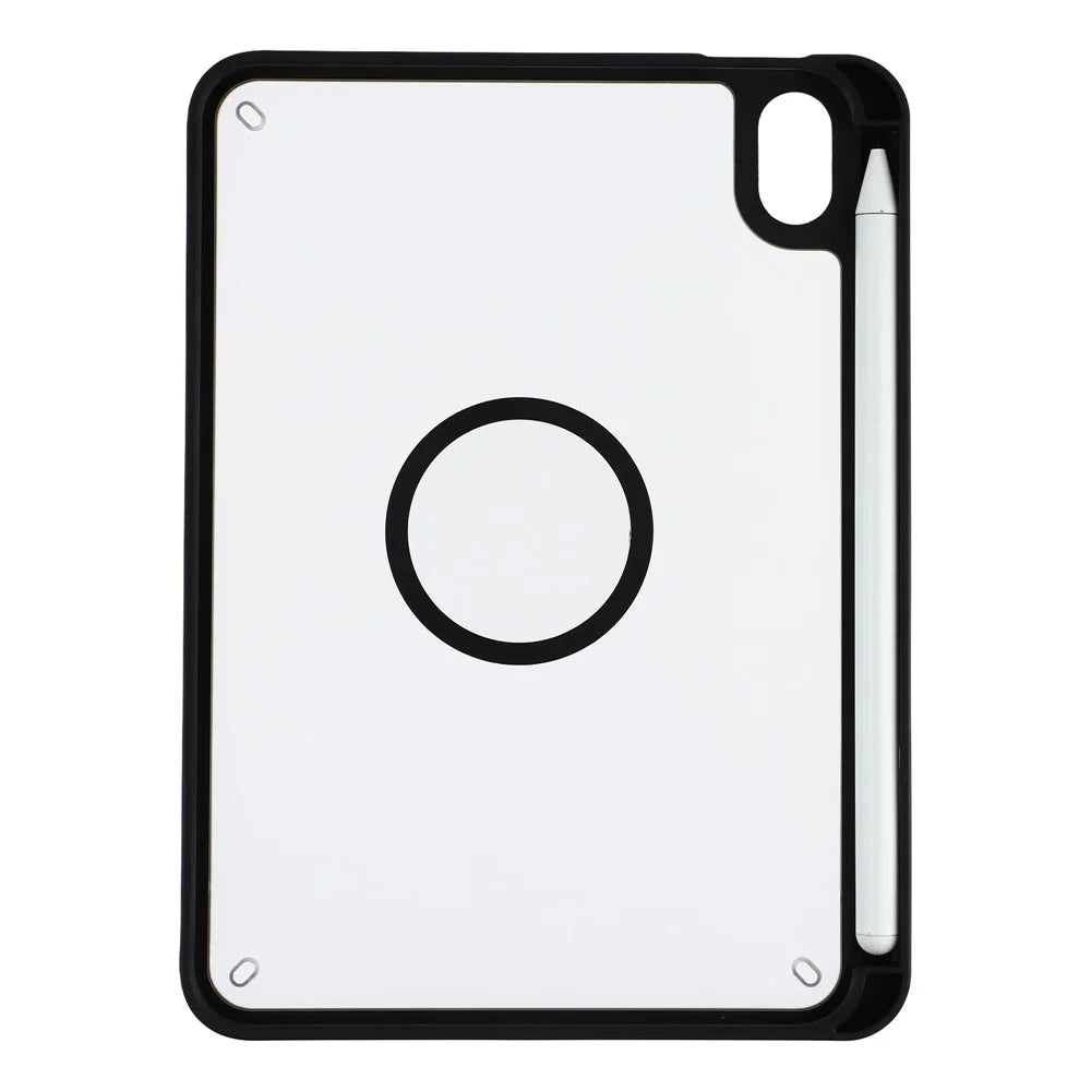 Tablet Case for iPad mini (2024)  /  (2021) Matte Magnetic Cover with Pencil Slot Shockproof TPU + PC Shell - Matte Black - 4