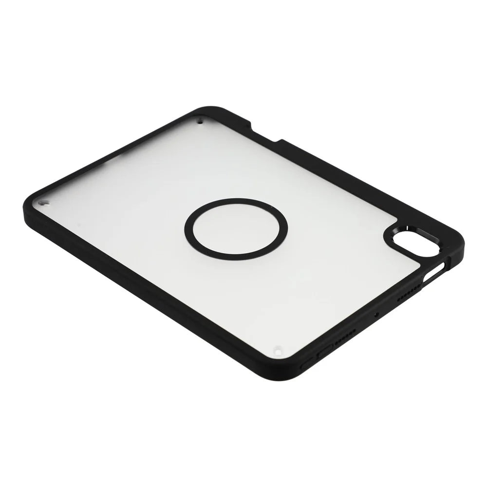 Tablet Case for iPad mini (2024)  /  (2021) Matte Magnetic Cover with Pencil Slot Shockproof TPU + PC Shell - Matte Black - 7