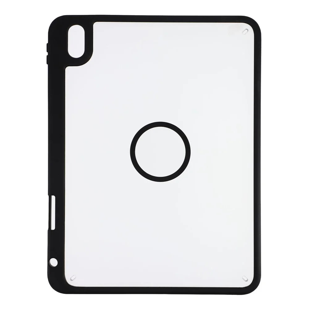 Tablet Case for iPad 10.9 (2025)  /  (2022) Matte Magnetic Cover with Pencil Slot Shockproof TPU + PC Shell - Matte Black - 2
