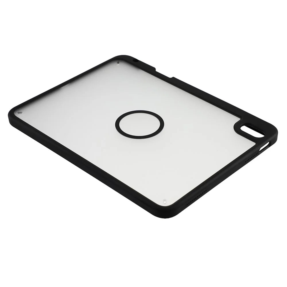 Tablet Case for iPad 10.9 (2025)  /  (2022) Matte Magnetic Cover with Pencil Slot Shockproof TPU + PC Shell - Matte Black - 6