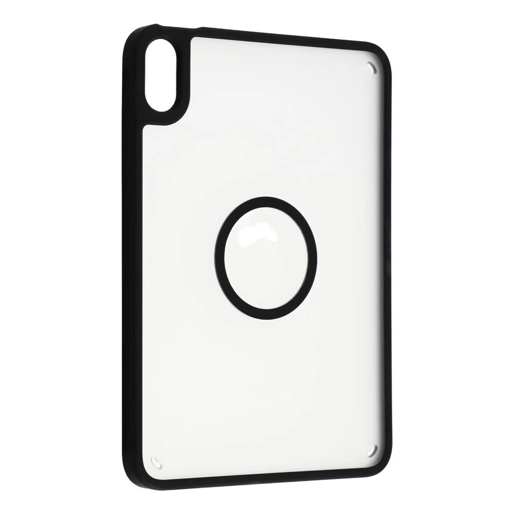 Tablet Case for iPad mini (2024)  /  (2021) Matte Magnetic Cover Shockproof TPU + PC Shell - Matte Black - 3