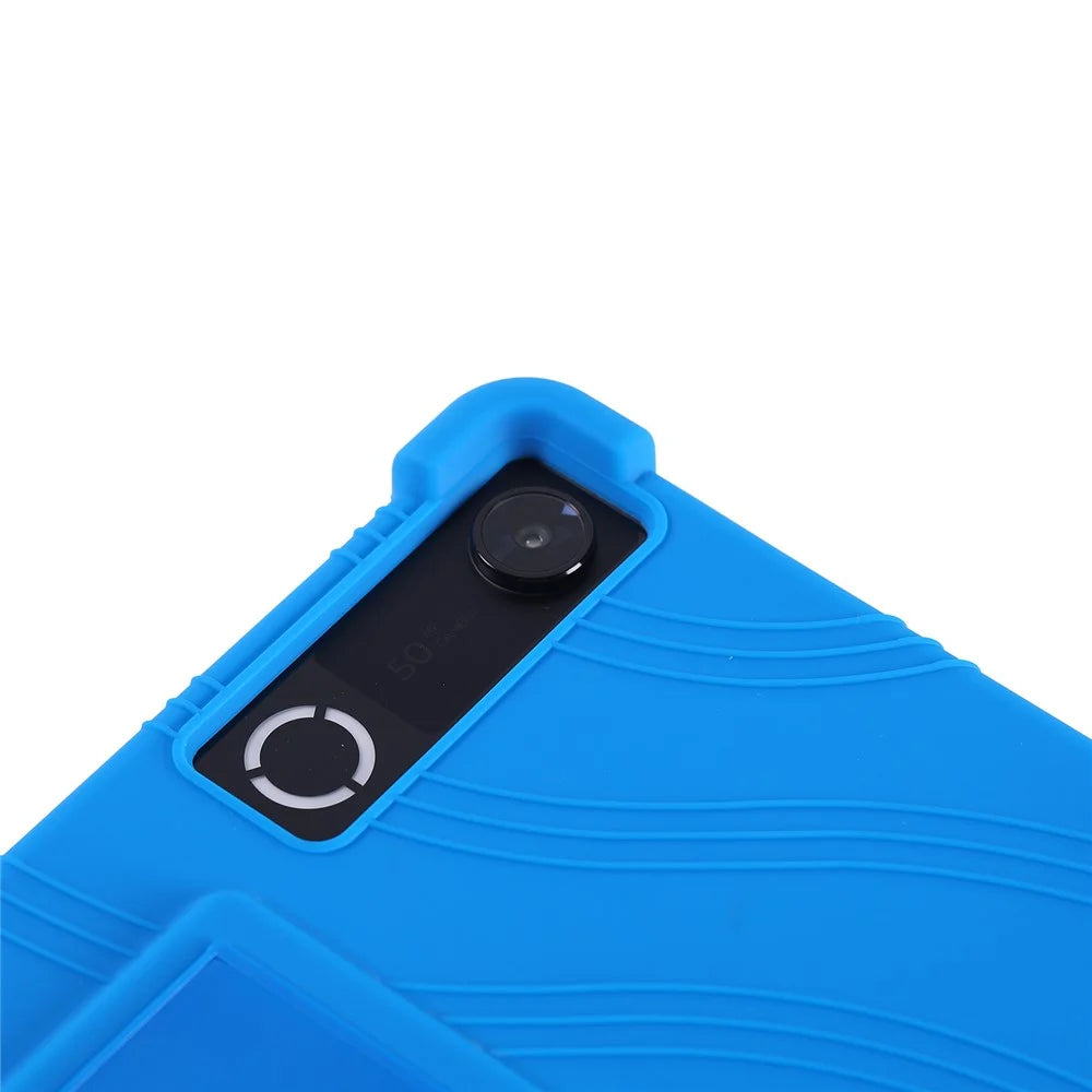 For Lenovo Legion Y700 (Gen 5) Tablet Case Adjustable Kickstand Silicone Tablet Protective Cover - Dark Blue - 5