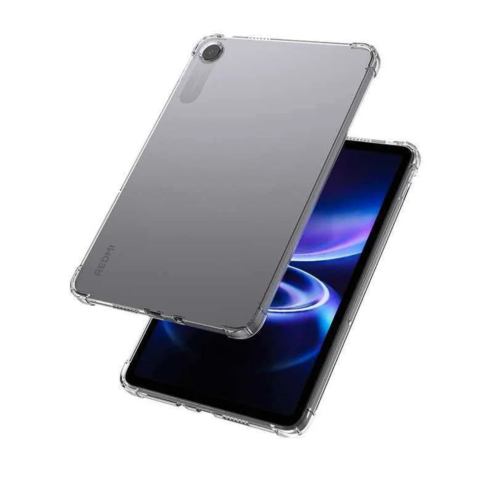 For Xiaomi Redmi Pad 2 9.7  /  Pad 2 SE Case TPU Drop-Resistant Clear Tablet Cover + Tempered Glass Screen Film - 2
