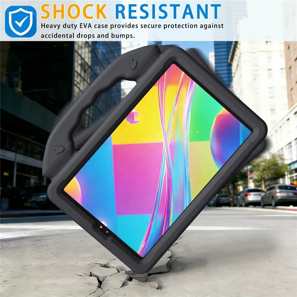 Tablet Case For Lenovo Tab Gen 5 / Legion Y700 (Gen 5) / Y700 Gen 4 / Y700 (2025) / Y700 (2024) EVA Thumb Kickstand Cover - Black - 3