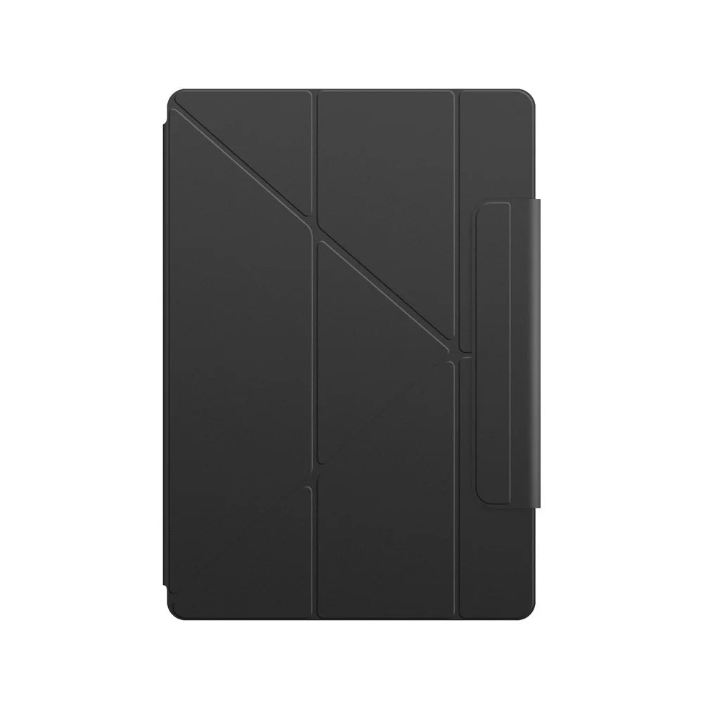 For Lenovo Legion Y900 Y-type Stand Cover Anti-scratch Magnetic PU Leather Tablet Case - Black - 7