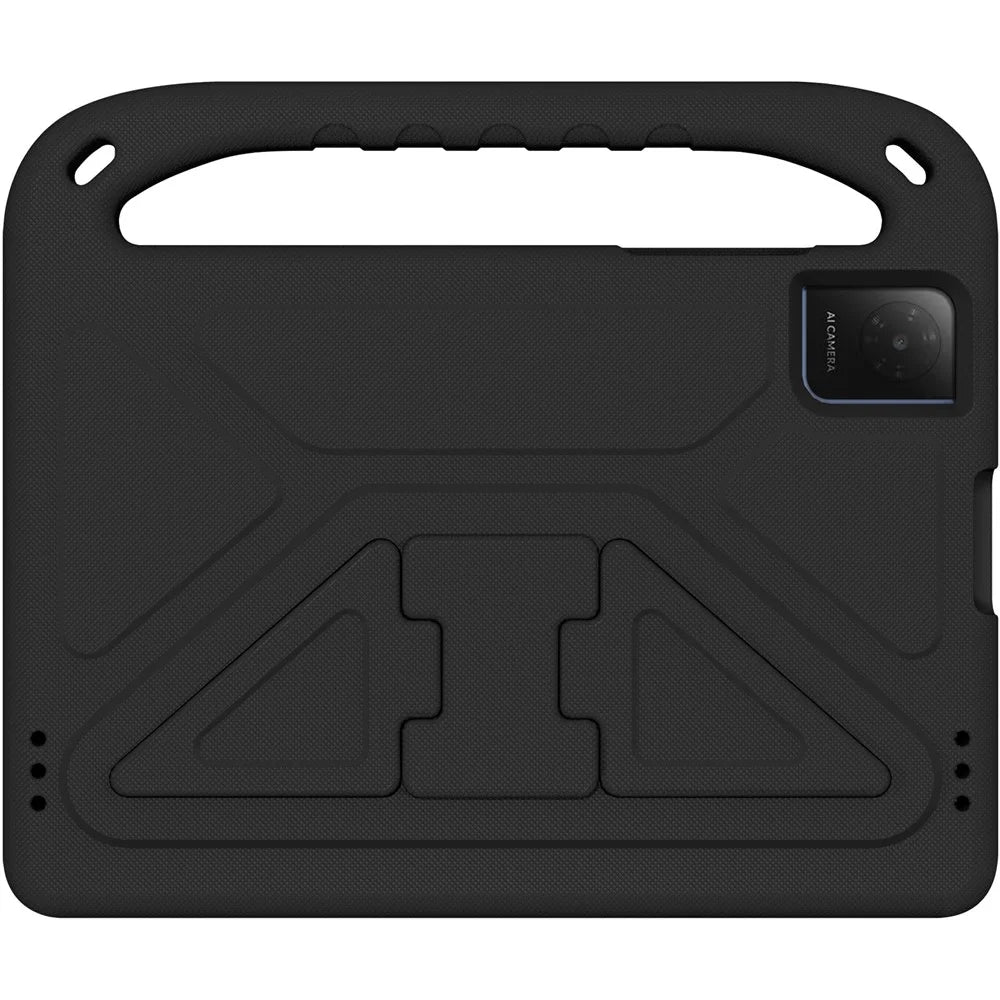For TCL Tab 10L Gen 4 Case Hand Grip Kickstand Tablet EVA Cover - Black - 2