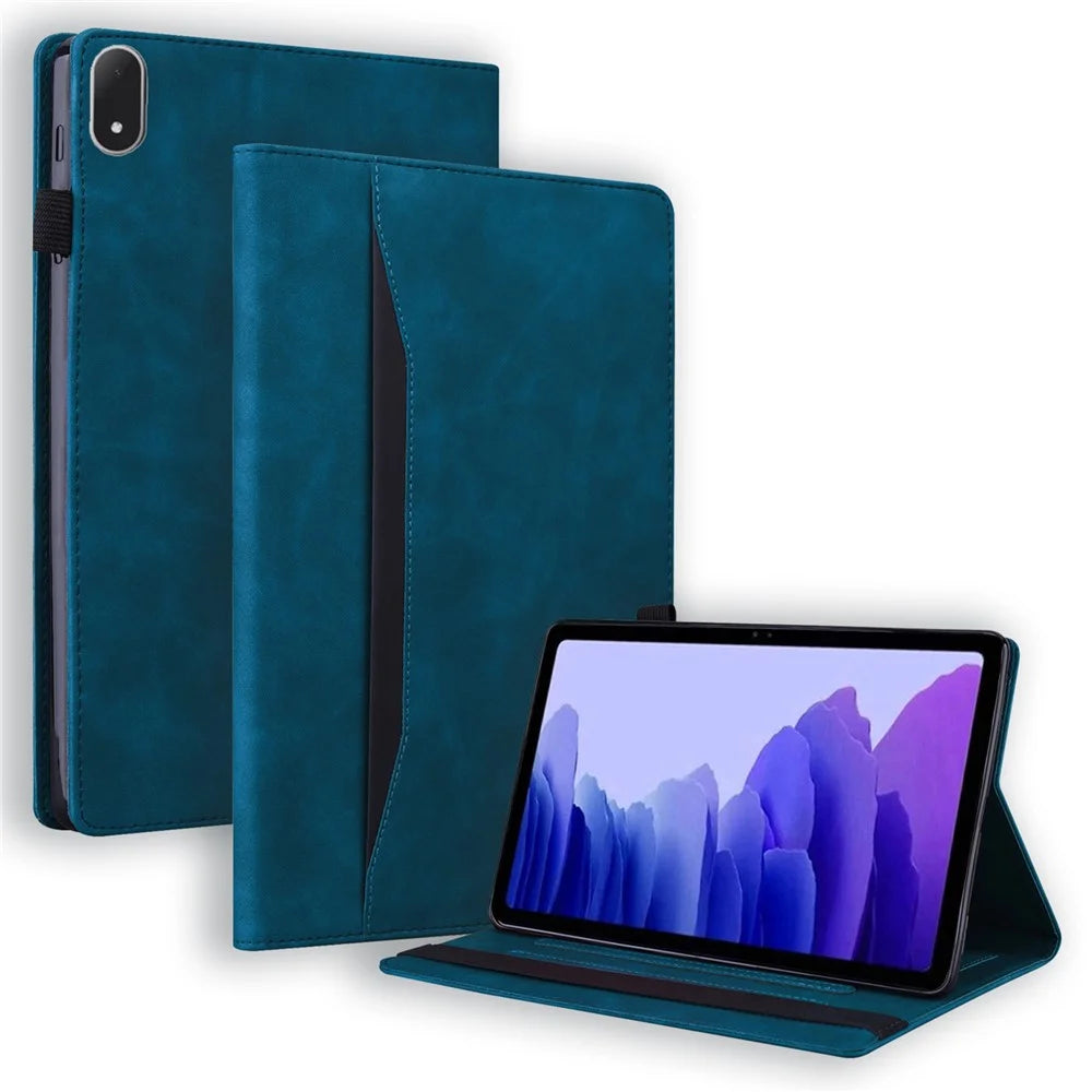 Tablet Case for Oppo Pad 5 Pro / Pad 4 Pro / OnePlus Pad 4 / Pad 3 Pro / Pad 2 Pro , PU Leather Protective Folio Cover with Card Holder - Blue - 1