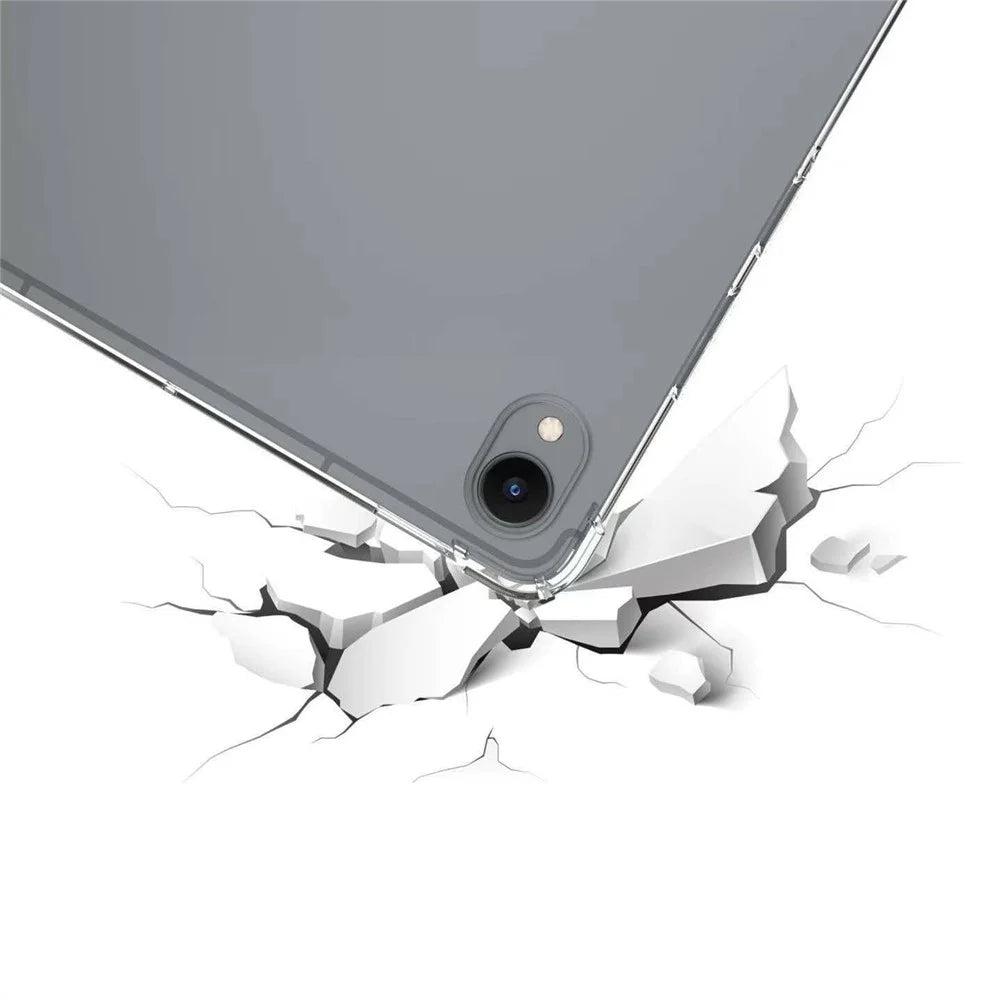For Samsung Galaxy Tab S12+ Case Four Corner Shockproof Clear Tablet TPU Cover - 4