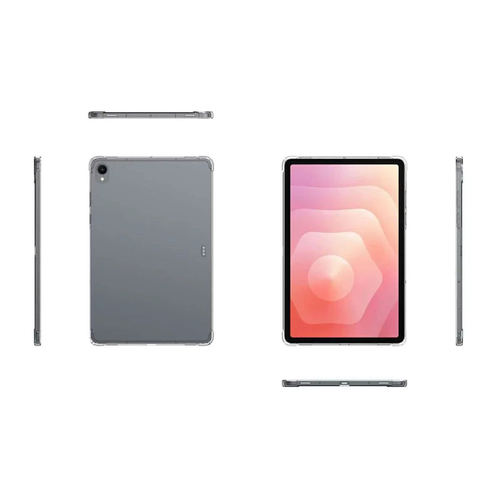 For Samsung Galaxy Tab S12+ Case Four Corner Shockproof Clear Tablet TPU Cover - 6