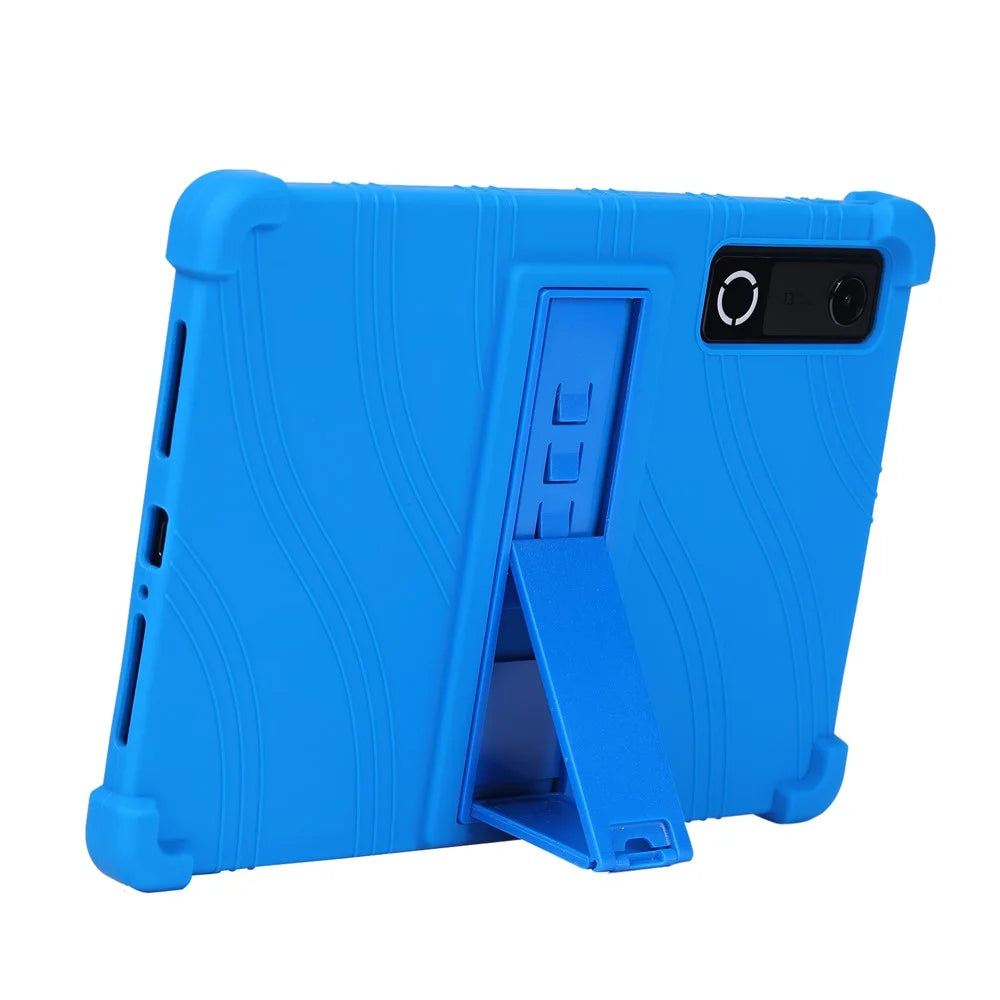 For Lenovo Legion Y900 Tablet Case Adjustable Kickstand Silicone Tablet Protective Cover - Dark Blue - 2