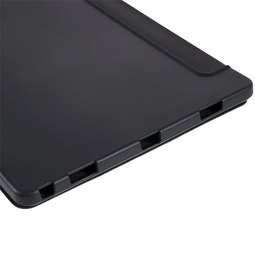 For Lenovo Tab M10 Plus (3rd Gen) / Xiaoxin Pad 2022 10.6 inch Folio Flip Full Protection Leather Tablet Case Inner Honeycomb Design Anti-scratch Cover with Tri-fold Stand - Black - 7