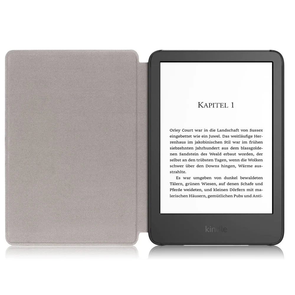 For Amazon Kindle Youth Edition 2022 Pattern Printing Tablet Case PU Leather Auto Sleep / Wake Smart Shockproof Protective Cover - Fantasy Deer - 2