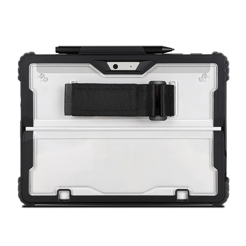 Protective Case for Microsoft Surface Pro 9 Acrylic + TPU Transparent Case Portable Anti-Fall Laptop Cover with Shoulder Strap / Pen Slot - 3