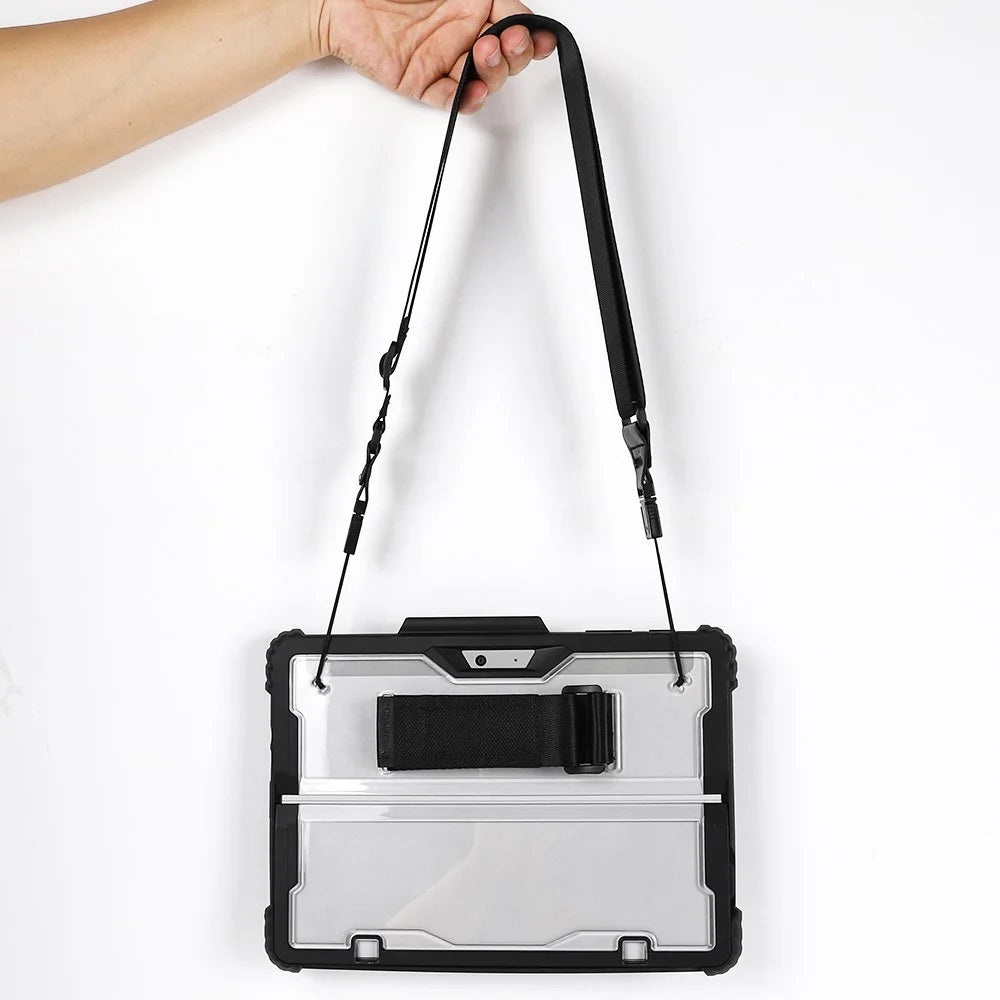 Protective Case for Microsoft Surface Pro 9 Acrylic + TPU Transparent Case Portable Anti-Fall Laptop Cover with Shoulder Strap / Pen Slot - 4