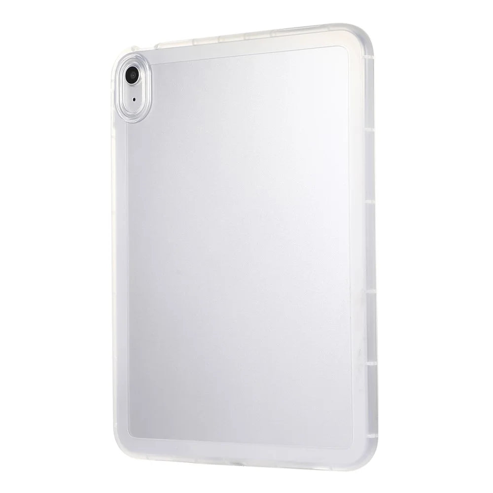 For iPad (2025) / 10.9 (2022) Case Soft TPU Corner Cushion Tablet Cover - White - 1