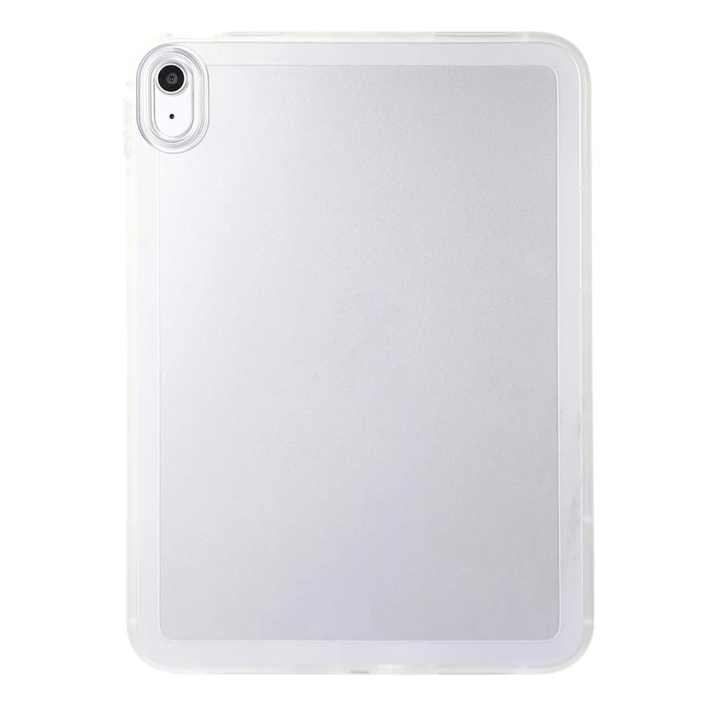 For iPad (2025) / 10.9 (2022) Case Soft TPU Corner Cushion Tablet Cover - White - 2
