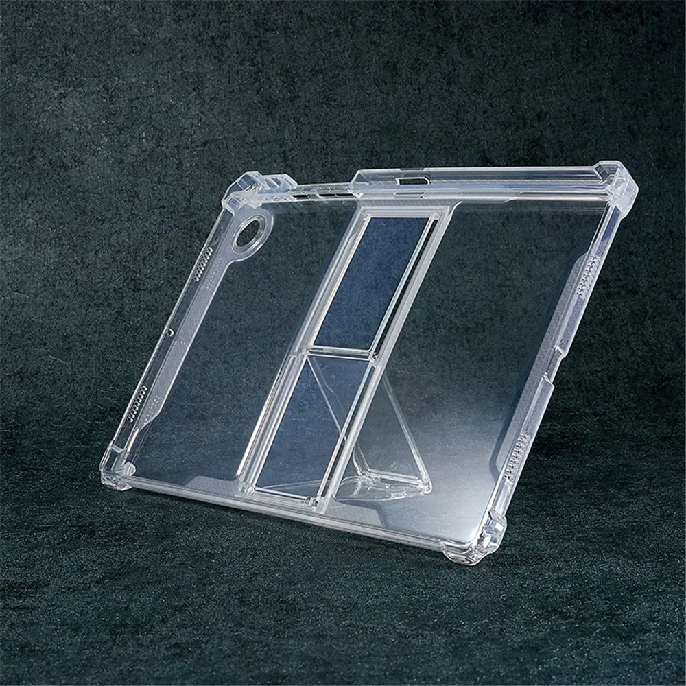 For Samsung Galaxy Tab A8 10.5 (2021) X205 / X200 Transparent TPU Protective Cover Kickstand Drop-proof Tablet Case - 6