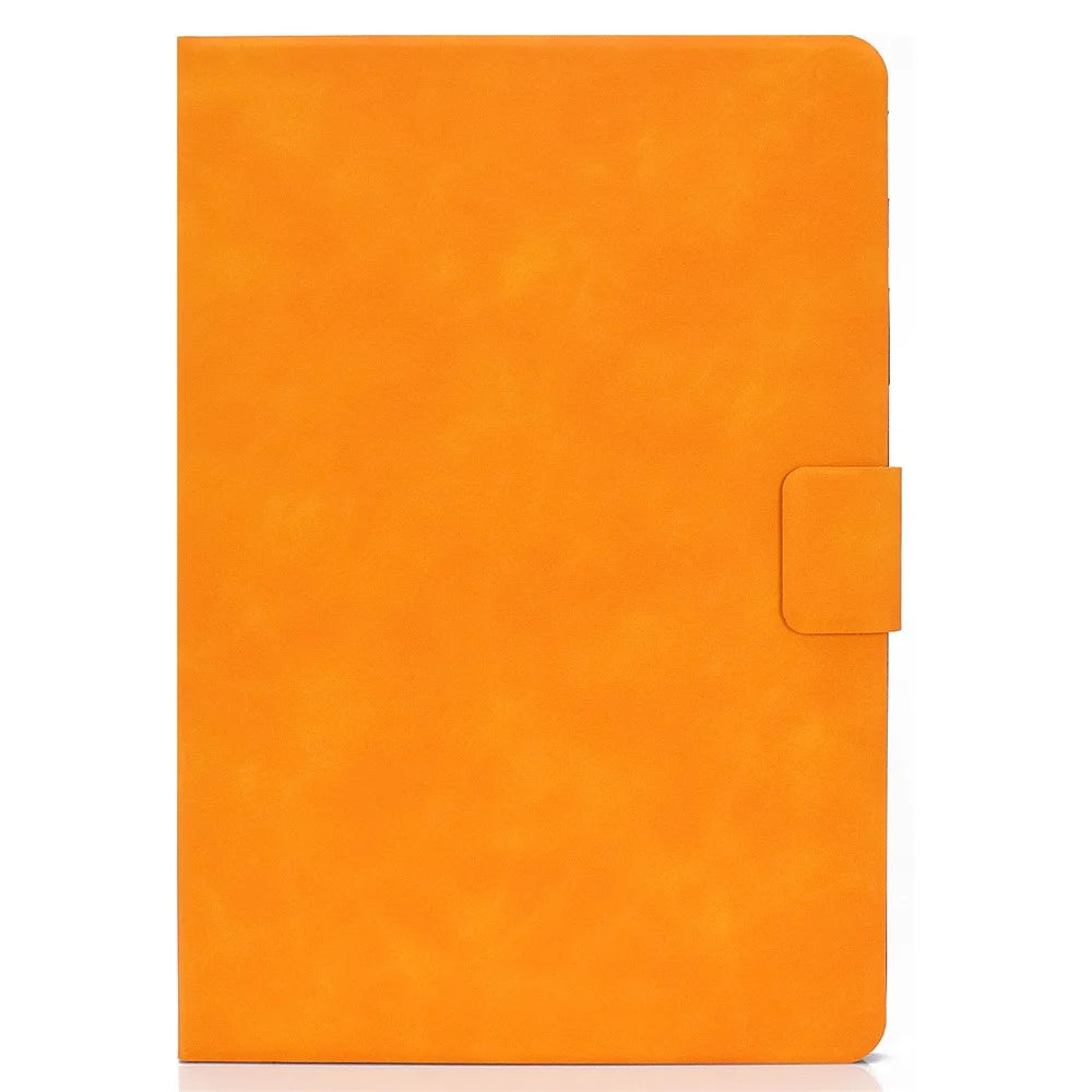 For Lenovo Tab P11 Gen 2 TB-350 PU Leather Magnetic Flip Case A7 Cowhide Texture Stand Tablet Cover with Card Holder - Khaki - 2