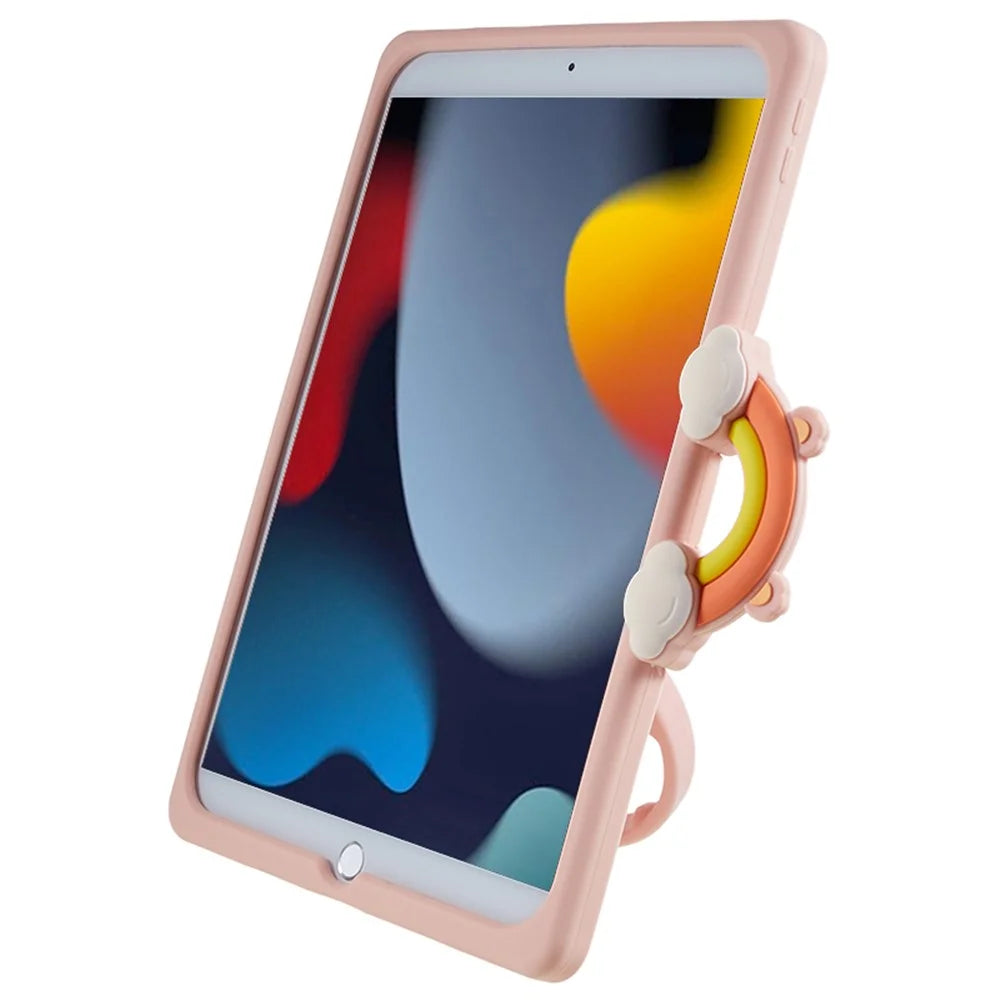 For iPad 10.2 (2021) / (2020) / (2019) / iPad Air 10.5 inch (2019) / Pro 10.5-inch (2017) Tablet Case PC+Silicone Cartoon Bear Kickstand Cover - 7