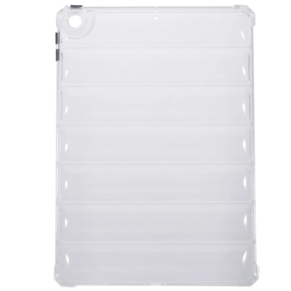 For iPad Air (2013) / Air 2 / iPad 9.7-inch (2017) / (2018) TPU Case Airbag Down Jacket Design Clear Tablet Cover - 2