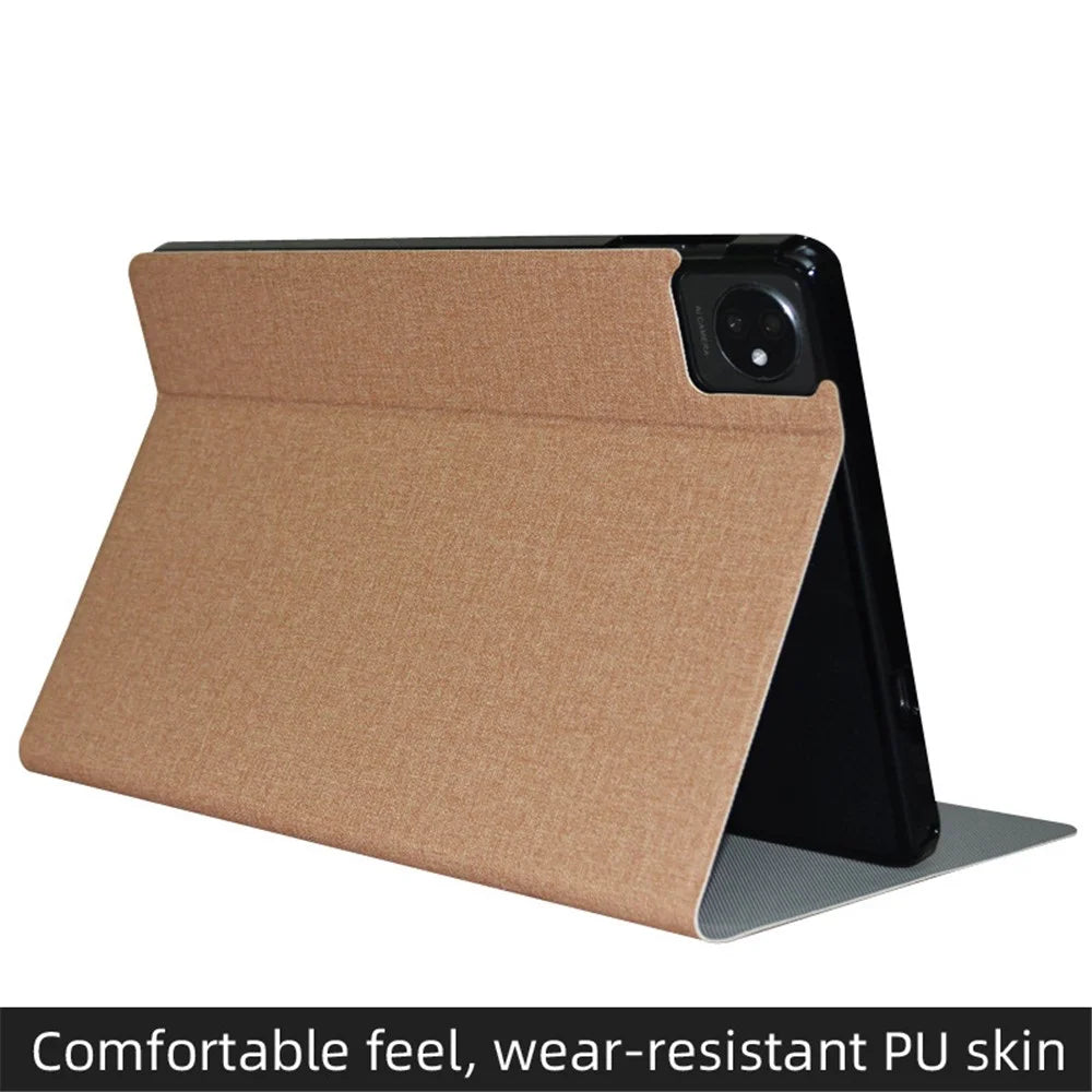 For Blackview Tab 7 WiFi PU Leather Shockproof Shell Stand Business Tablet Cover - Black - 4