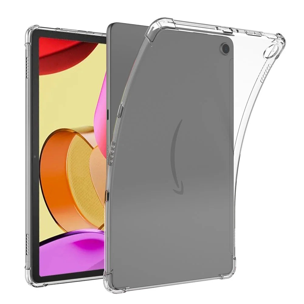 TPU Tablet Case for Amazon Fire Max 11 , Reinforced Corners Transparent Anti-drop Tablet Cover - 1