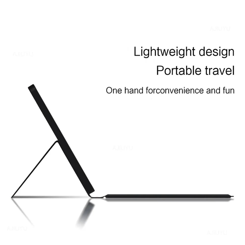 For Amazon Fire Max 11 Leather Case + Touchpad Bluetooth-compatible Keyboard with Backlit - 4