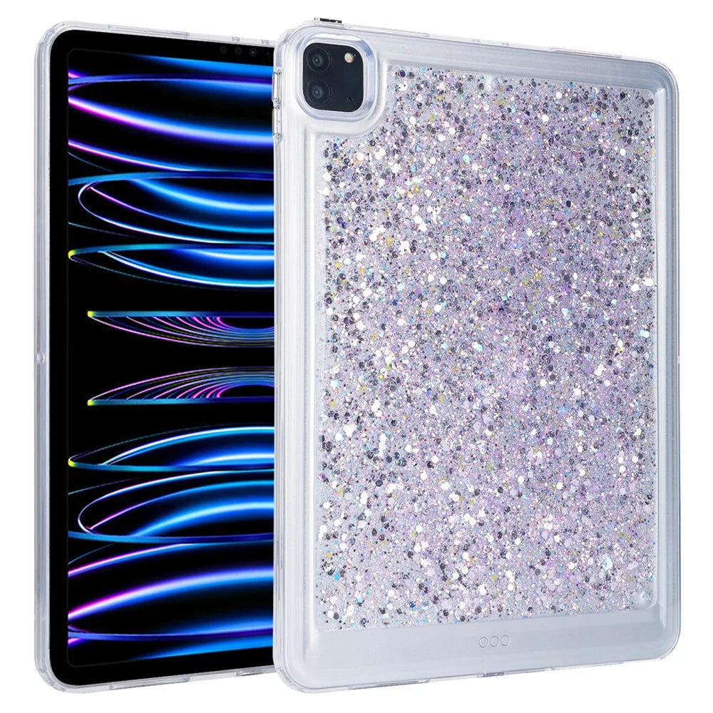 For iPad Pro 11 (2018) / (2020) / (2021) / (2022) Glitter Tablet Case TPU + PC Protective Tablet Cover - Style A - 1