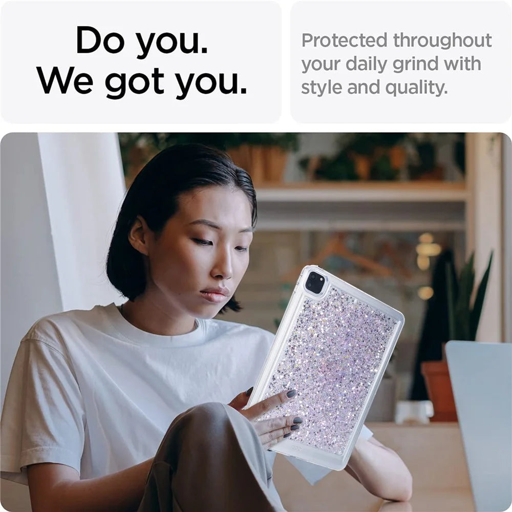 For iPad Pro 11 (2018) / (2020) / (2021) / (2022) Glitter Tablet Case TPU + PC Protective Tablet Cover - Style A - 3