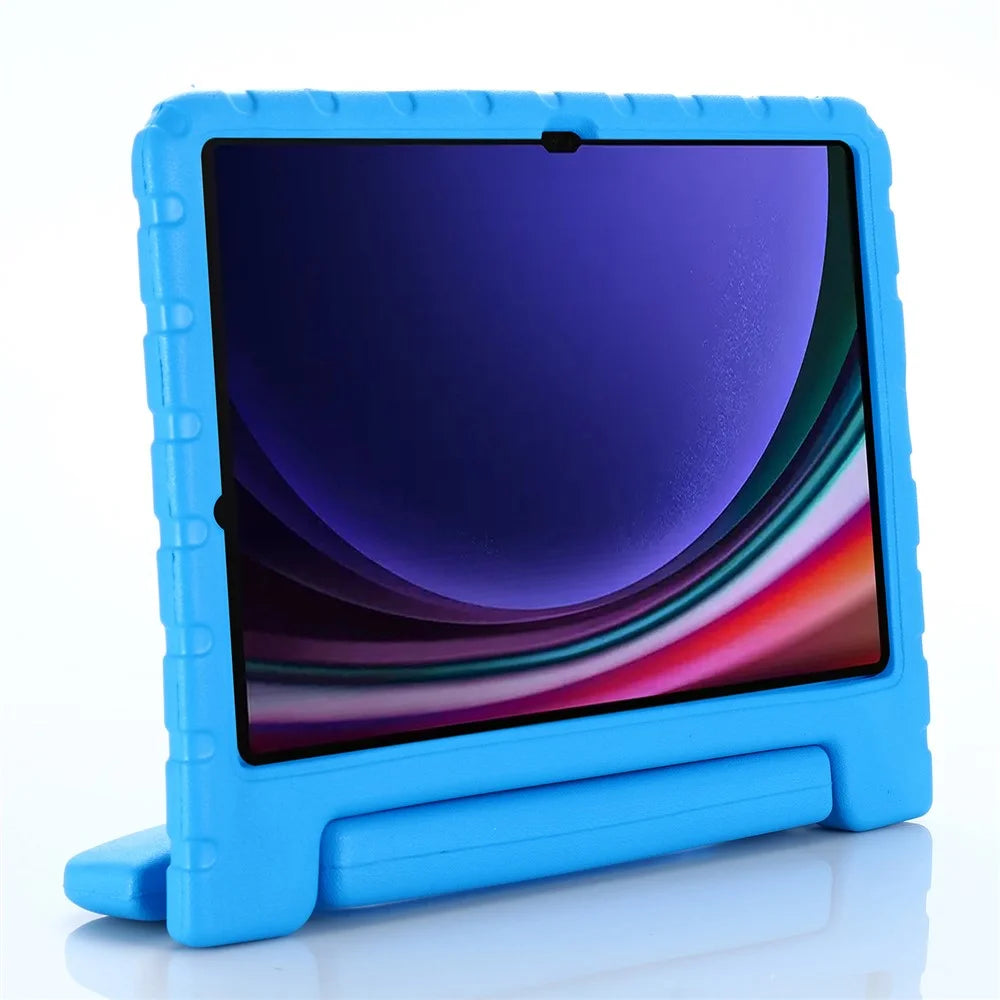 For Samsung Galaxy Tab S11 / S10 Lite / S9 / S10 FE / S11 / S10 Lite / S9 FE Protective EVA Kids Cover Handle Kickstand Shockproof Tablet Case - Blue - 3