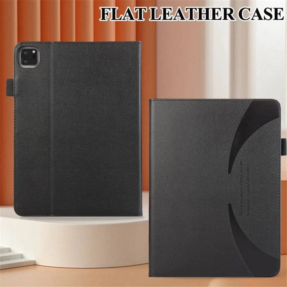 For iPad Pro 12.9 (2018) / (2020) / (2021) / (2022) Case PU Leather Card Holder Tablet Cover - Black - 2