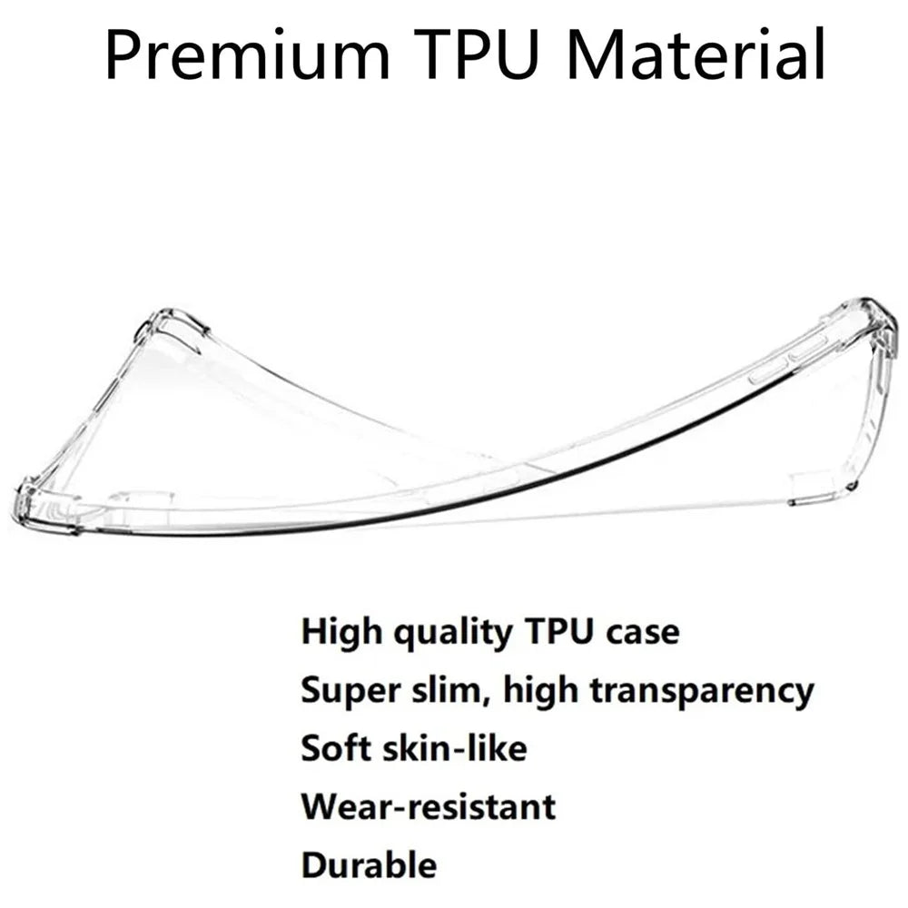 For Samsung Galaxy Tab Active5 Pro / Active4 Pro / Active Pro Clear Tablet Case Reinforced Corners TPU Cover - 2