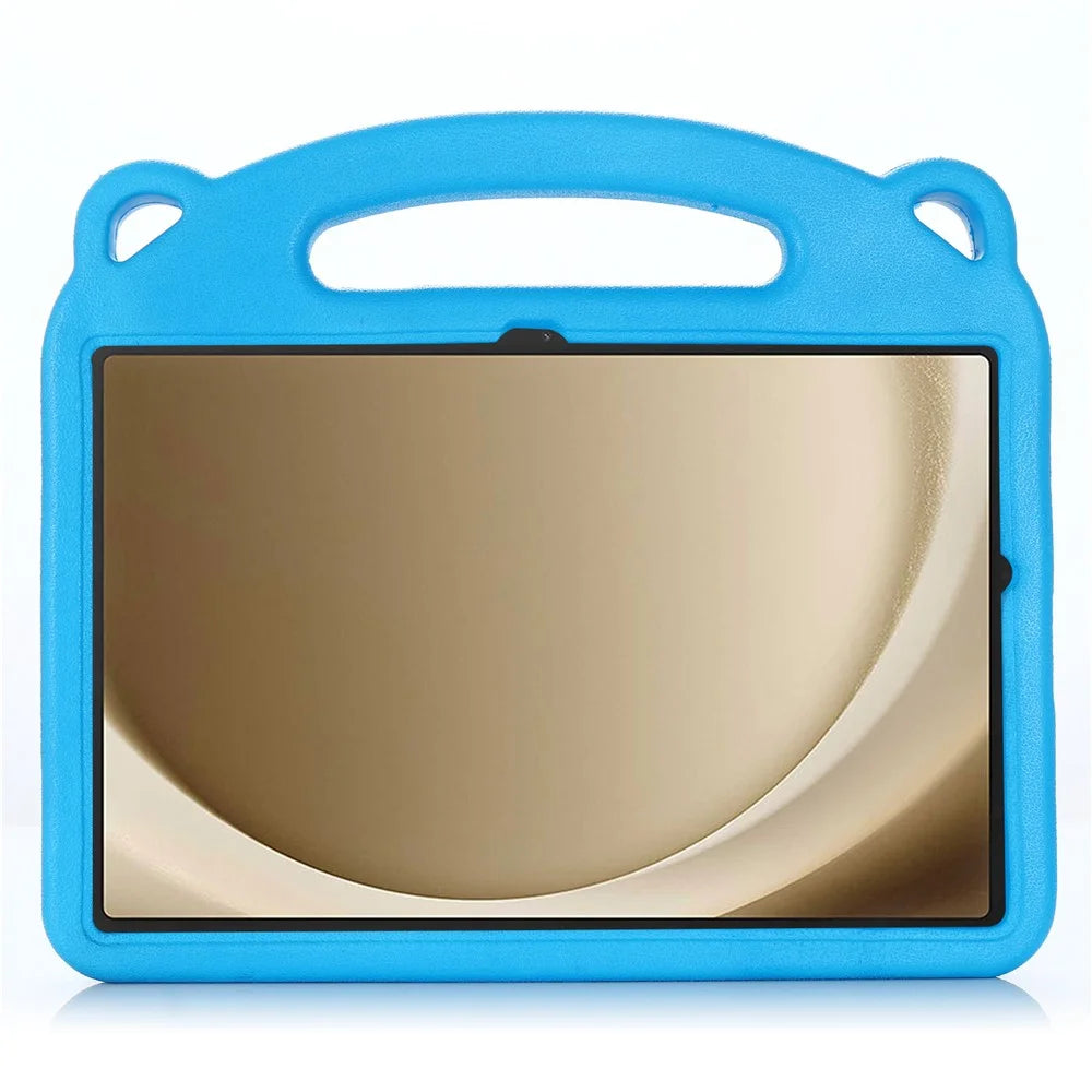For Samsung Galaxy Tab A9+ Case Kickstand Hand Grip Cartoon Panda Tablet Cover - Blue - 3