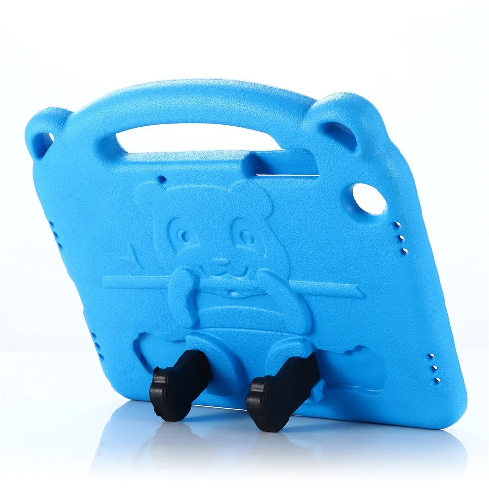 For Samsung Galaxy Tab A9+ Case Kickstand Hand Grip Cartoon Panda Tablet Cover - Blue - 5