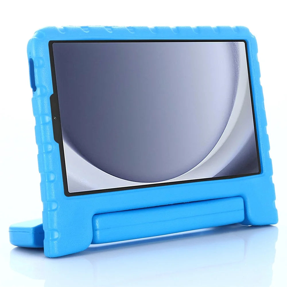 For Samsung Galaxy Tab A11 / A9 Case Handle Grip Kickstand EVA Tablet Cover - Blue - 2