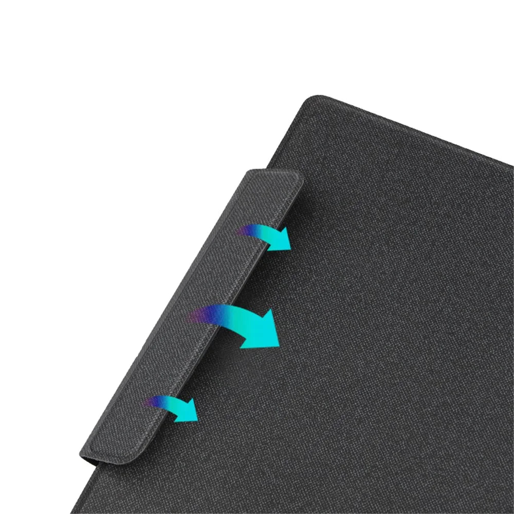 For Lenovo Yoga Pad Pro Backlight Touchpad Bluetooth-compatible Keyboard with Pen Slot Leather Tablet Case - 6