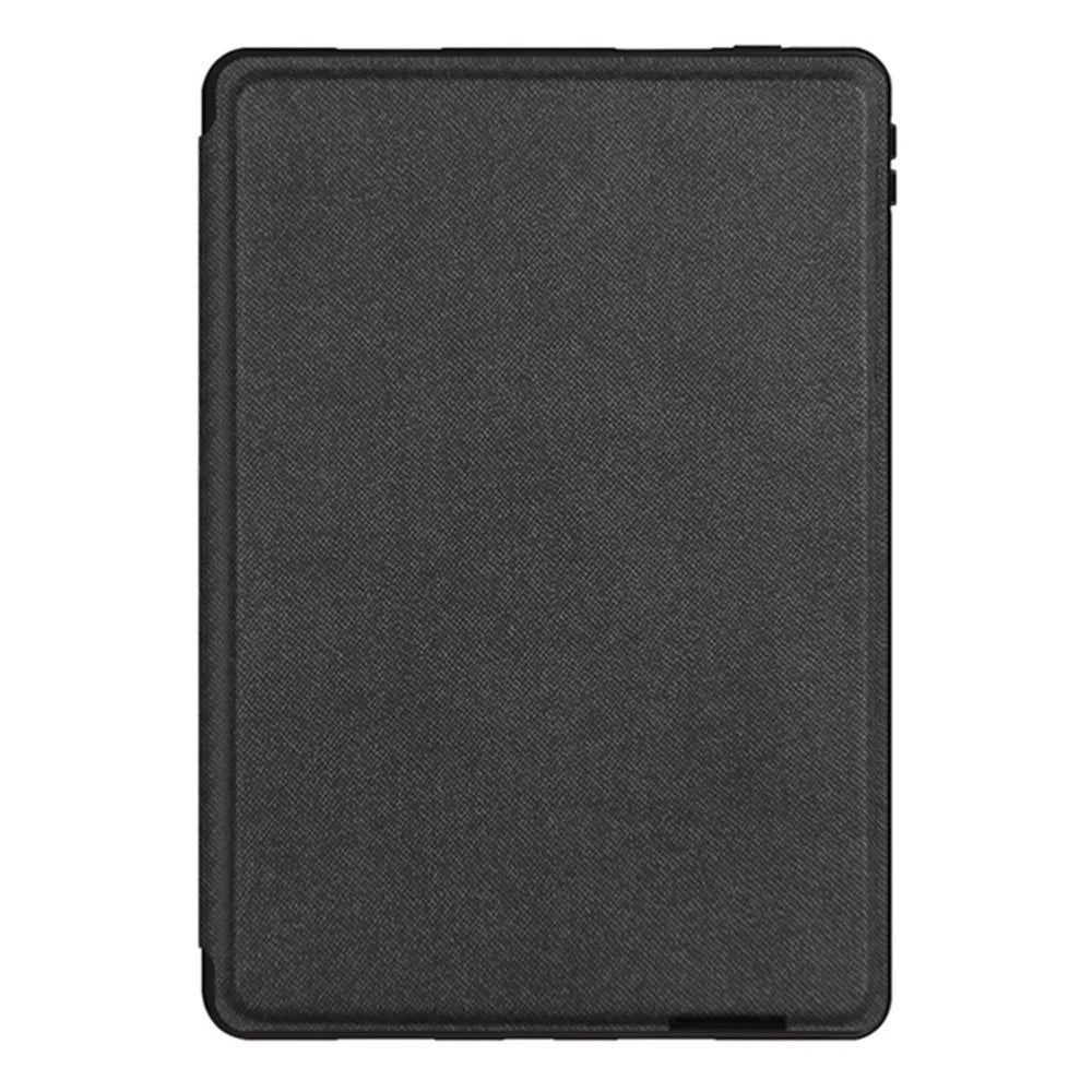 For Samsung Galaxy Tab S7+ Leather Case + Bluetooth-compatible Keyboard with Backlight Trackpad - 6