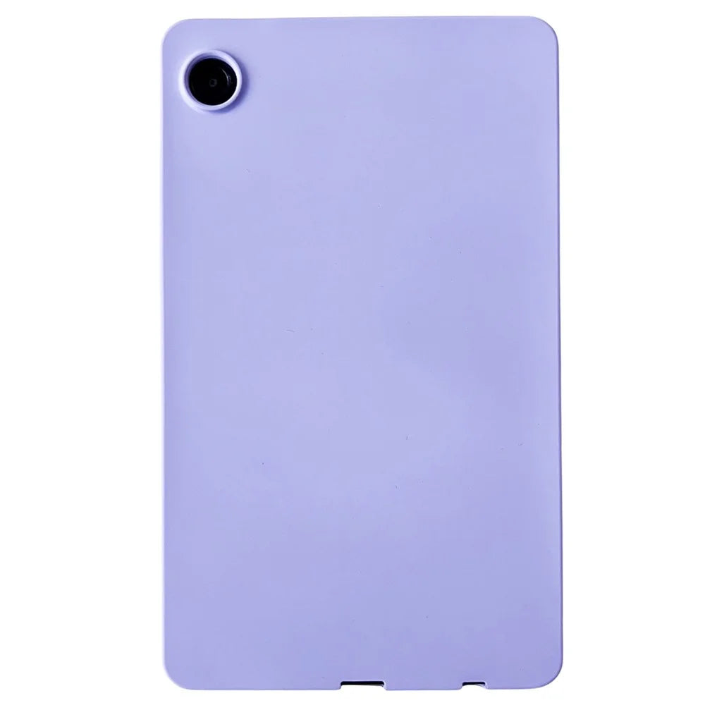 For Samsung Galaxy Tab A9+ Case Skin-touch TPU Shockproof Tablet Cover - Purple - 1