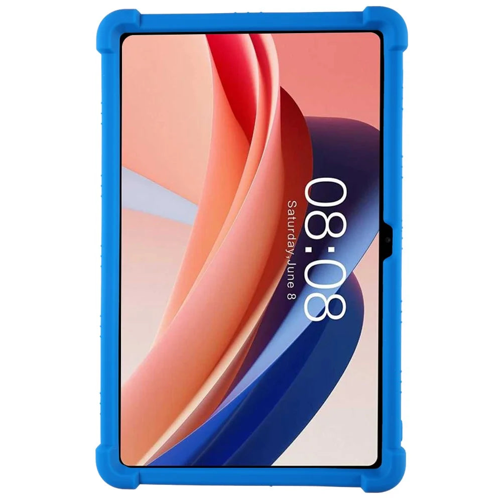 For Teclast T50 Pro Protective Cover Silicone Tablet Case Multiple Viewing Kickstand - Dark Blue - 2